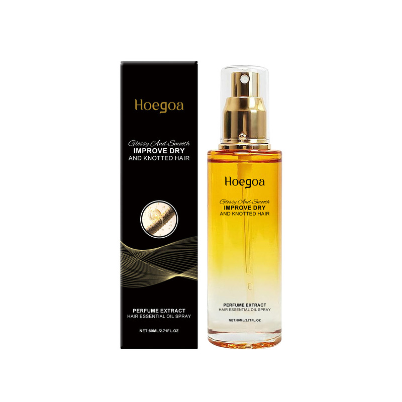 HOEGOA スムース ヘア ケア エッセンス オイルは、髪に優しく栄養を与え、滑らかにし、毎日のヘアケアに爽やかにします。|undefined