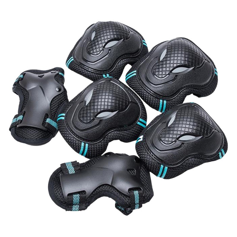 Adultos niños patinaje sobre ruedas equipo de protección patineta patines patinaje deportes equipo de protección rodilleras coderas muñeca traje