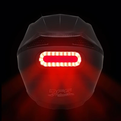 Motorcycle Helmet Warning Light Helmet Motosiklet dəbilqələri