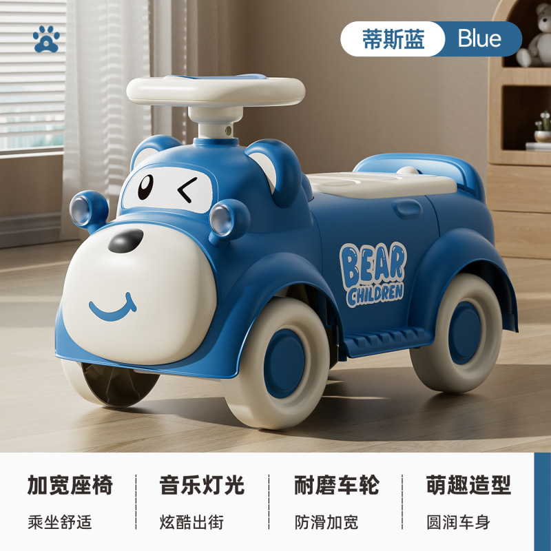 新型の子供は車をねじって、赤ちゃんは滑る車を滑って1-3歳の男の子と女の子は子供のバランスの滑車を横転することを防ぎます。|undefined
