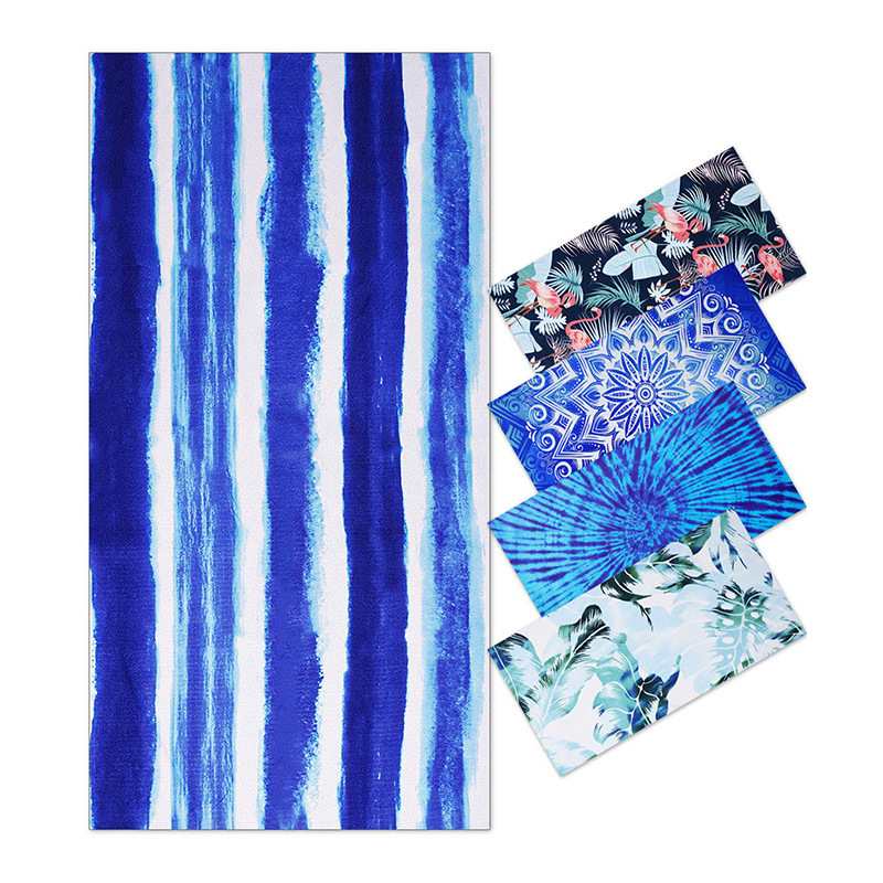Cross-Border Amazon Bohemian Beach Towel Custom-Made Microfiber Bath Towel That Can Be Worn over the Whole Body as a Swimming Towel