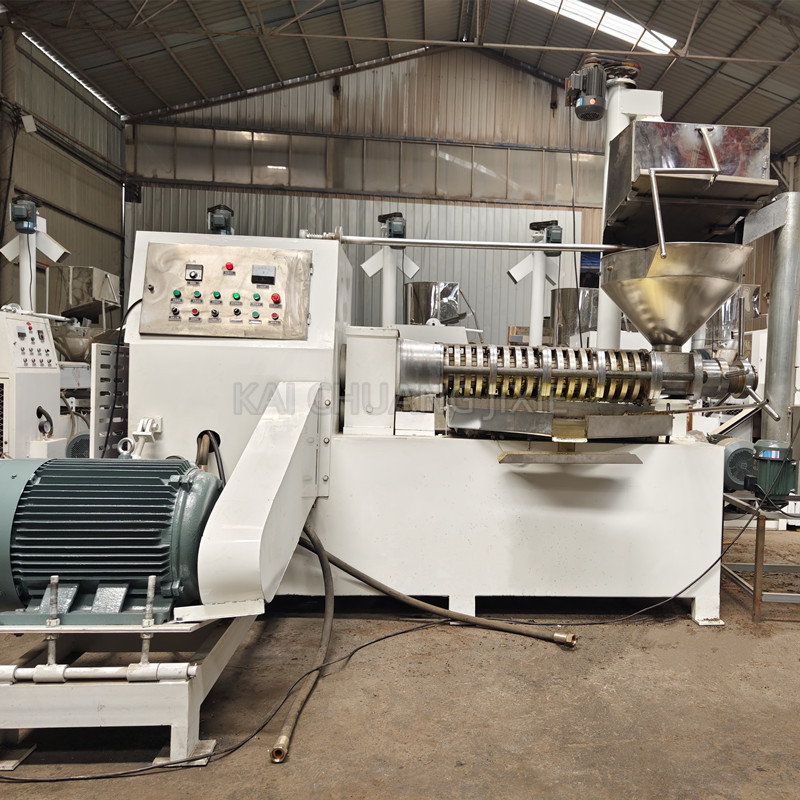 大型冷热两用榨油机全自动螺旋榨油机大产量菜籽花生茶籽大豆榨油
