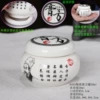6445 ceramic paste square jar 50ml