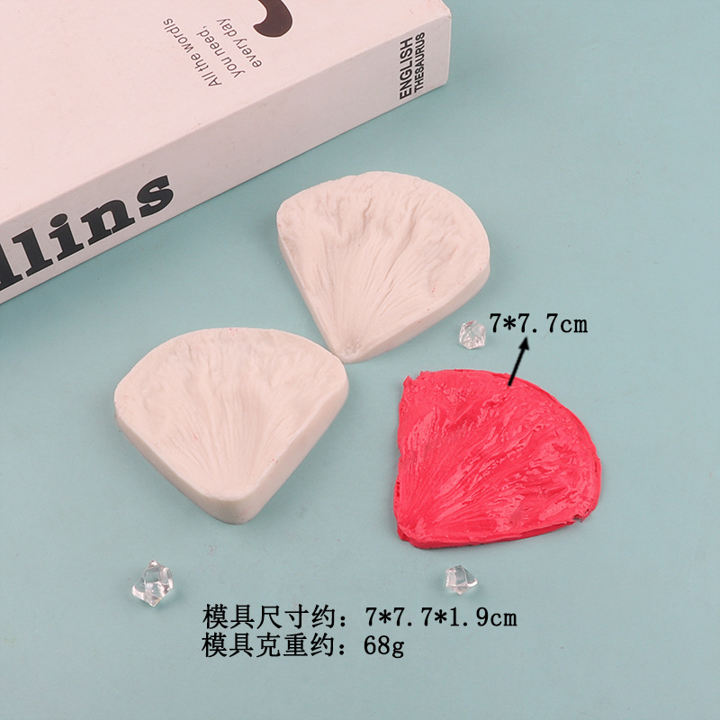 Pétalos de peonía frontal y trasera hojas clip molde DIY hornear pastel herramienta fondant silicona Ventas Directas la fábrica