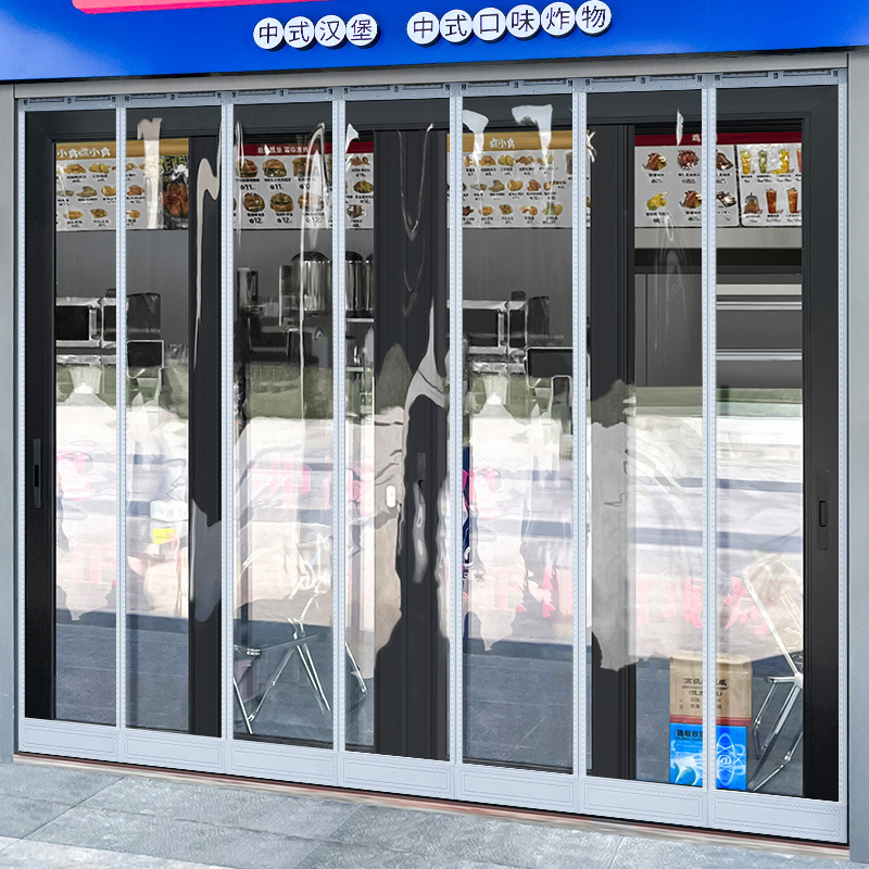 Food and beverage hotel special door curtain pvc transparent magnetic suction self-priming air conditioning anti-walk cold shop heat insulation windshield partition curtain Food and beverage hotel special door curtain pvc transparent magnetic suction self-priming air conditioning anti-walk cold shop heat insulation windshield partition curtain