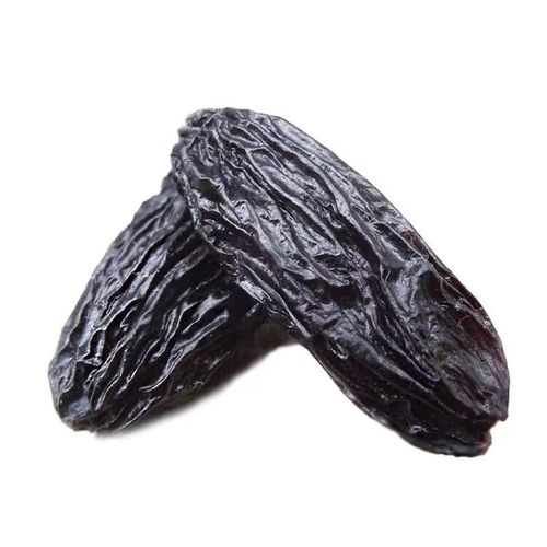 A Handful of Hand-Picked Liangjiang Xinjiang Turpan Blackcurrant Raisins, Large Granules, Stemless, No Additives, Snack