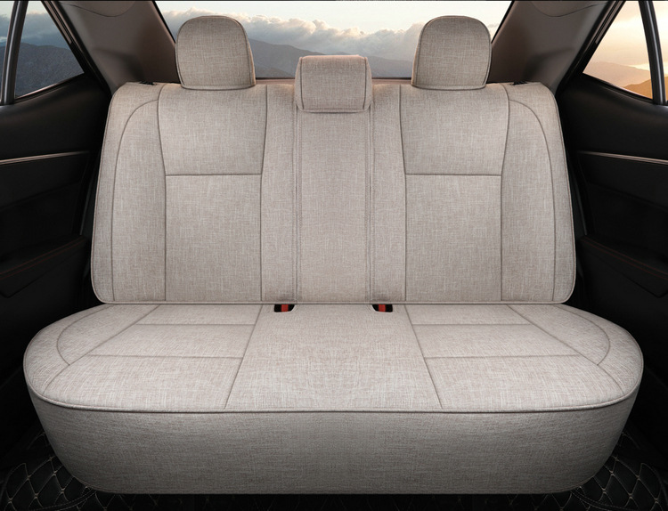 Toyota Corolla One Car One Edition Special Special Four Seasons Full Surrounded Linen Car Cushion Five-seat Car Seat Cover