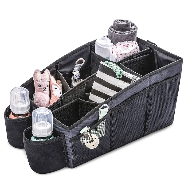 Трансграничный ящик для хранения переднего сиденья автомобиля Коробка для хранения сумки для чашек многофункциональная складная коробка с несколькими отделениями