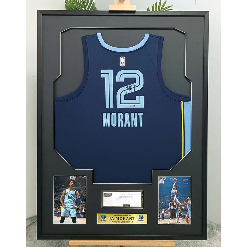 Amazon's Best-Selling Jersey Framed Photo Frame Wall Hanging Football Basketball Souvenir Collection Display Frame Wholesale
