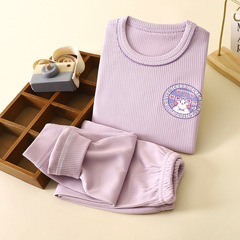 Children's Thick Padded Long johns Set - Autumn/Winter New Style Unpadded Warm Homecoming Clothes for Boys and Girls - Unisex