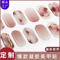 Zhengxiang полузатвердевшие гелевые наклейки для ногтей, фототерапия, УФ-гель, наклейки для ногтей, 3d гель для горячего тиснения, наклейки для ногтей