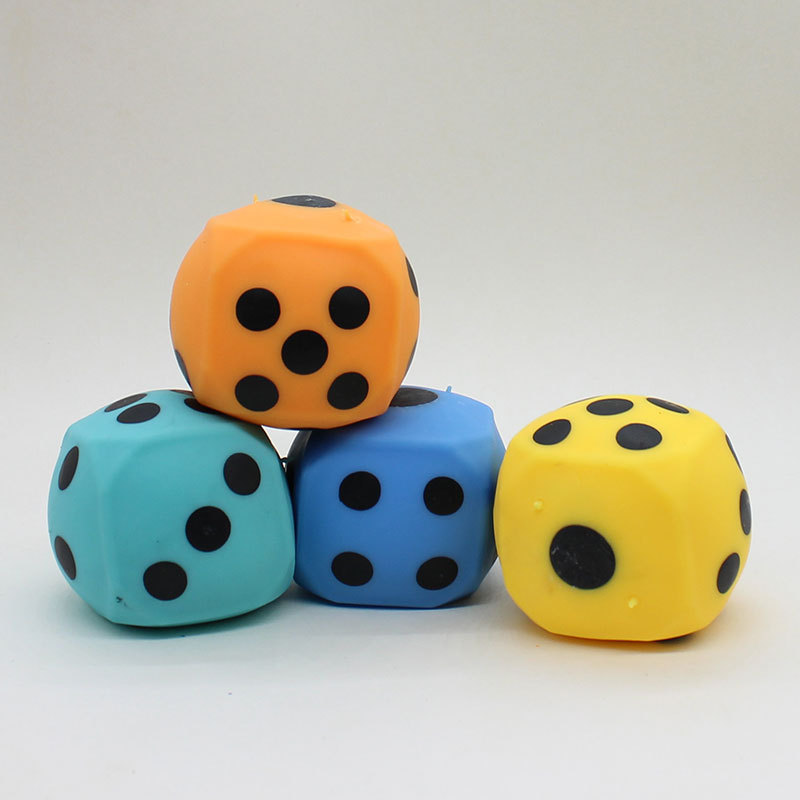 Dice pinch le creative decompression toy slow rebound press vent decompression artifact flour dice desktop decoration
