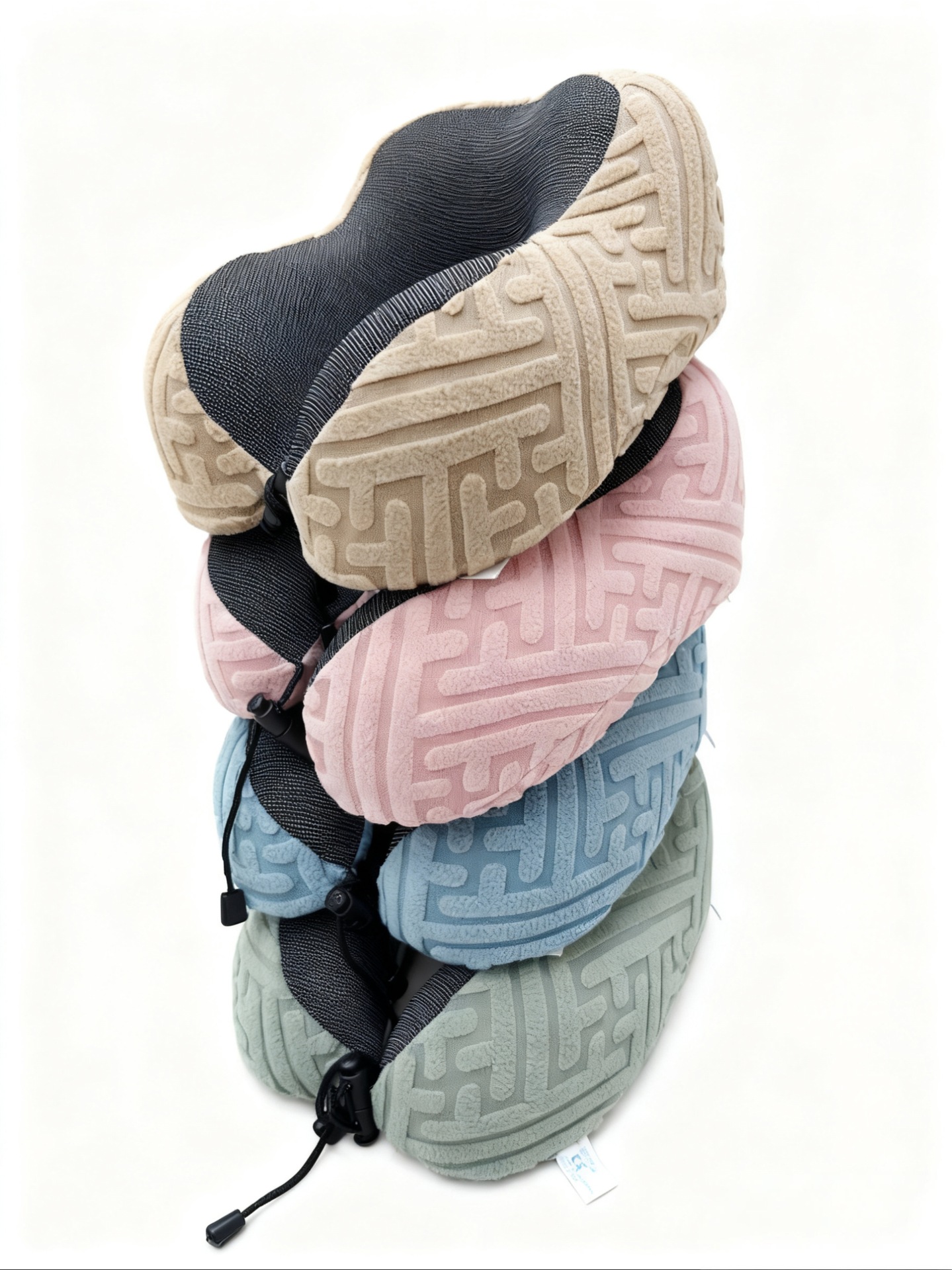 Cuscino da viaggio in memory foam per aereo e riposo_voghion.com