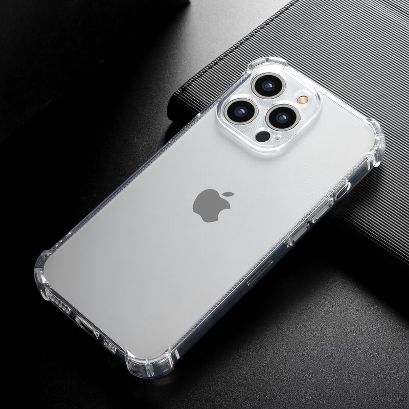 Airbag Mobile Phone Case Suitable for iphone16 Four Corner Drop-resistant Apple 15pro Fine Hole Transparent TPU All-inclusive Protective Cover Airbag Mobile Phone Case Suitable for iphone16 Four Corner Drop-resistant Apple 15pro Fine Hole Transparent TPU All-inclusive Protective Cover