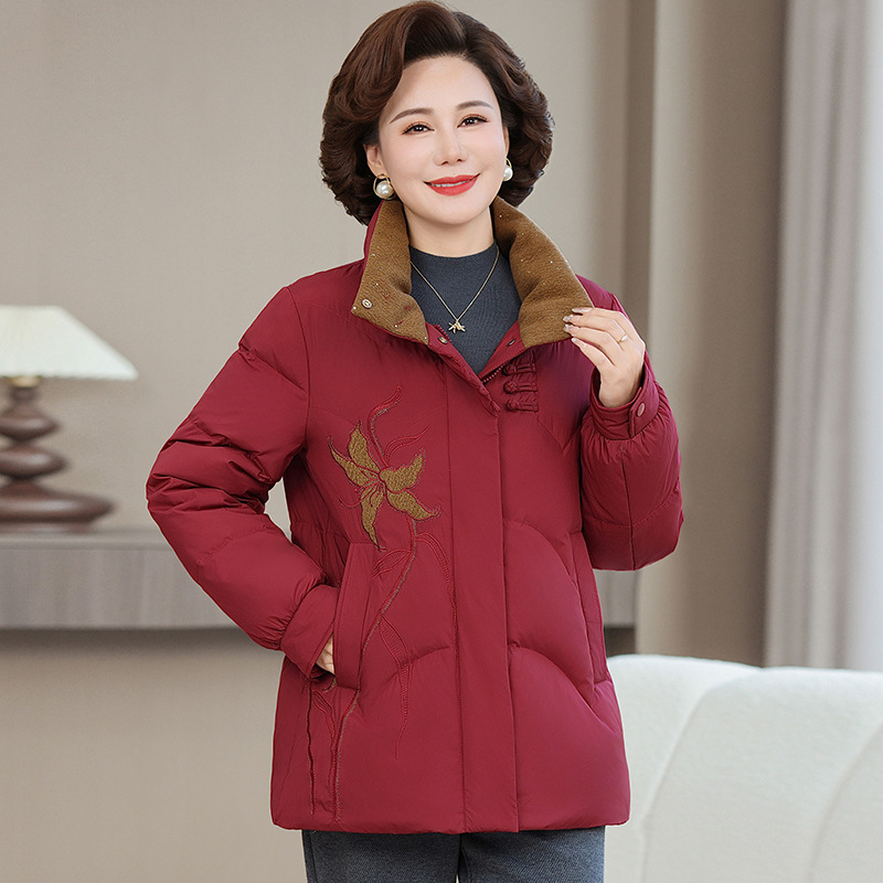 Demi-season short keep warm down jacket
