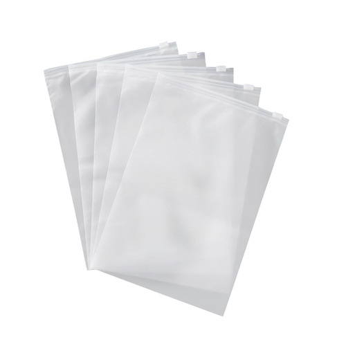 Sanding zipper self-sealing bag CPE plastic clothing waterproof socks underwear packaging bag clothing storage packaging bag
