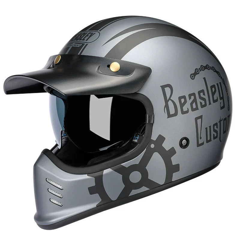 BEASLEY Retro safe half helmet four seasons, bluetooth