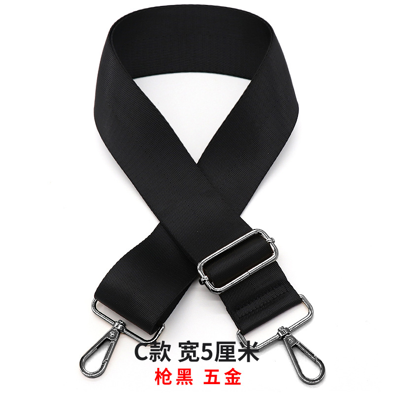 5CM herringbone black-black buckle