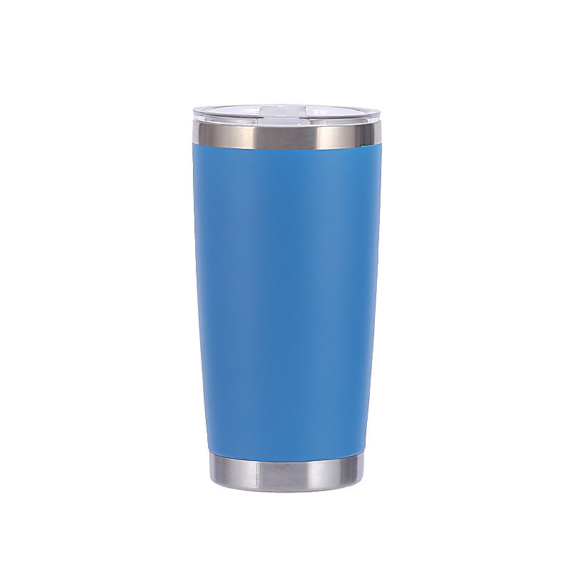 Bestseller 20Oz 304 Stainless Steel Double-Layer Insulated Top Quality Cup, Large-Capacity Car Cooler Ice Cup_voghion.com
