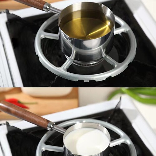 304 hot oil small pot stainless steel deepened mini oil pouring oil pouring oil burning household small oil pot choking oil iron pot milk pot
