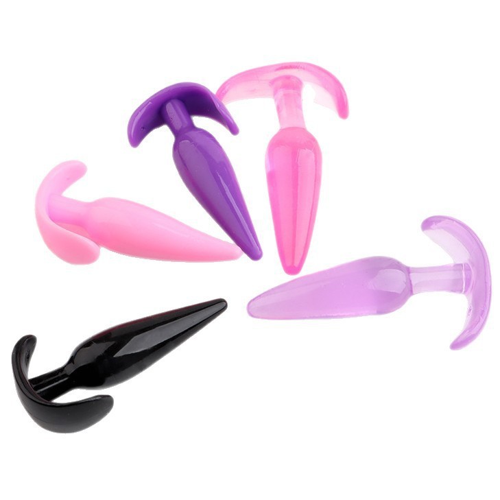 TPE Anal Plug, Large Pink Butt Plug for Adult Anal Play — detail image 6