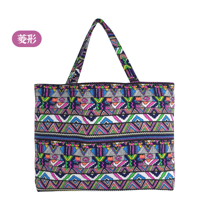 En stock bolsa de lona de impresión de moda estudiante bolsa de lona de protección del medio ambiente creativo bolsa de compras bolso de hombro engrosado