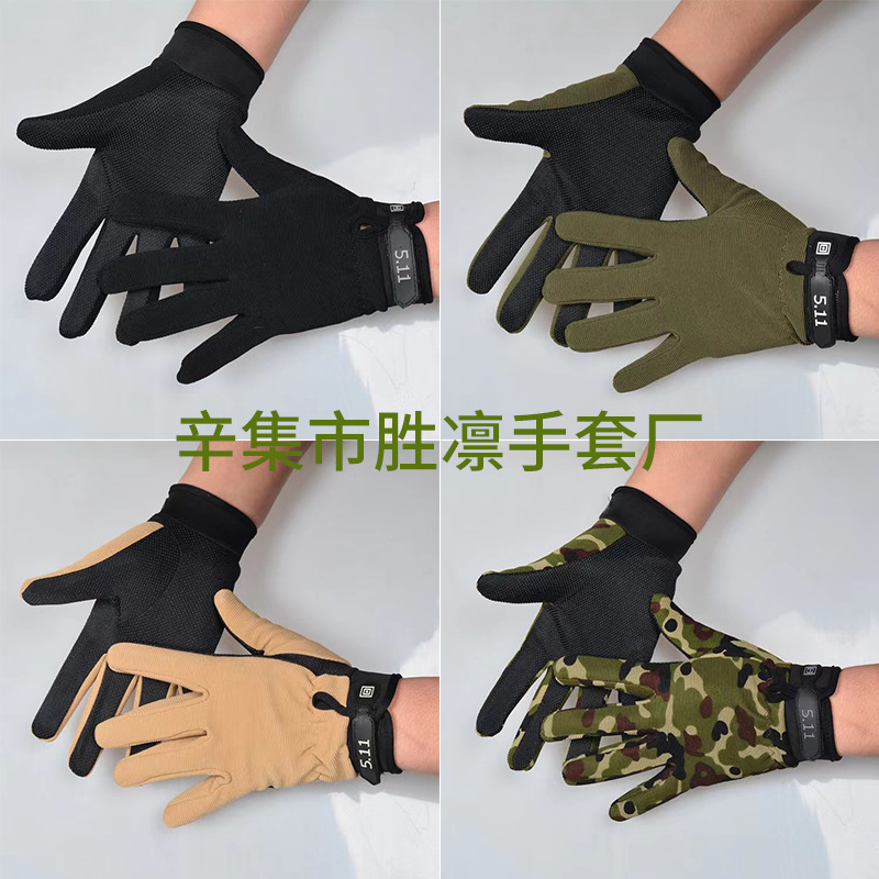 Tactical full finger sports gloves for men fitness fighting manufacturers wholesale fishing non-slip cycling full finger gloves