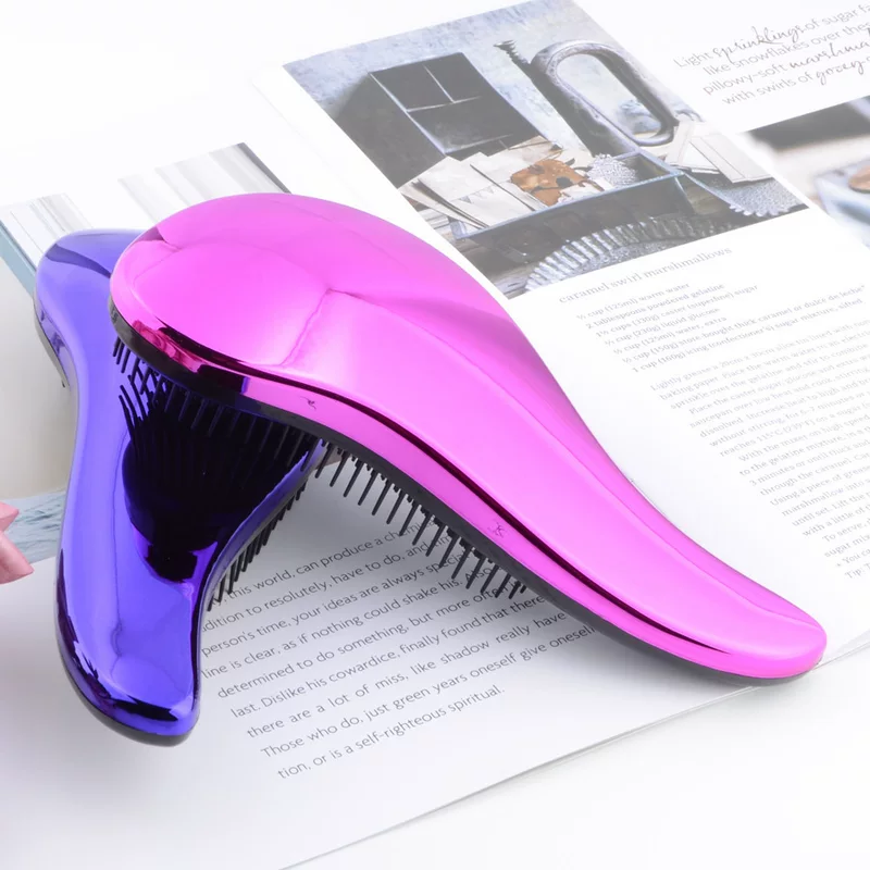 Brush, multicoloured cute massager for scalp, adds volume