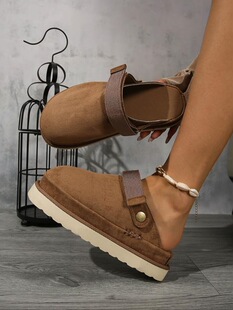 T 54211 Soft Cork Leather Slipper Boots ܛľţƤ��Ь