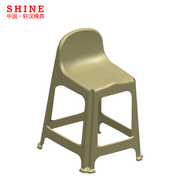 一体注塑模具成人塑料凳子坚固稳定半固定式模具支持制作