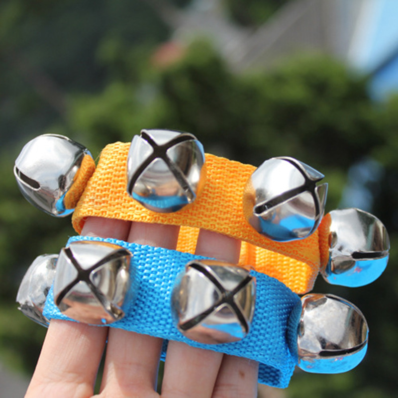 En stock venta al por mayor grande manecilla muñeca Bell juguetes musicales para niños música infantil educación temprana niños instrumento de percusión