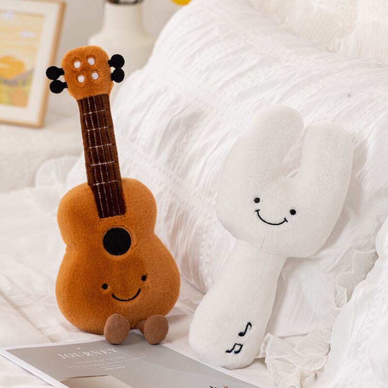 クリエイティブバイオリンピパ人形ぬいぐるみギター音符音叉楽器人形音楽クリエイティブ製品枕|undefined