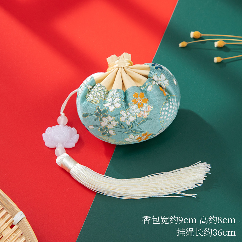 Bolsa vacía, bolso de impresión bordado antiguo, colgante de carro, bolso de mosquitos, festival del dragón, bolso de moda nacional