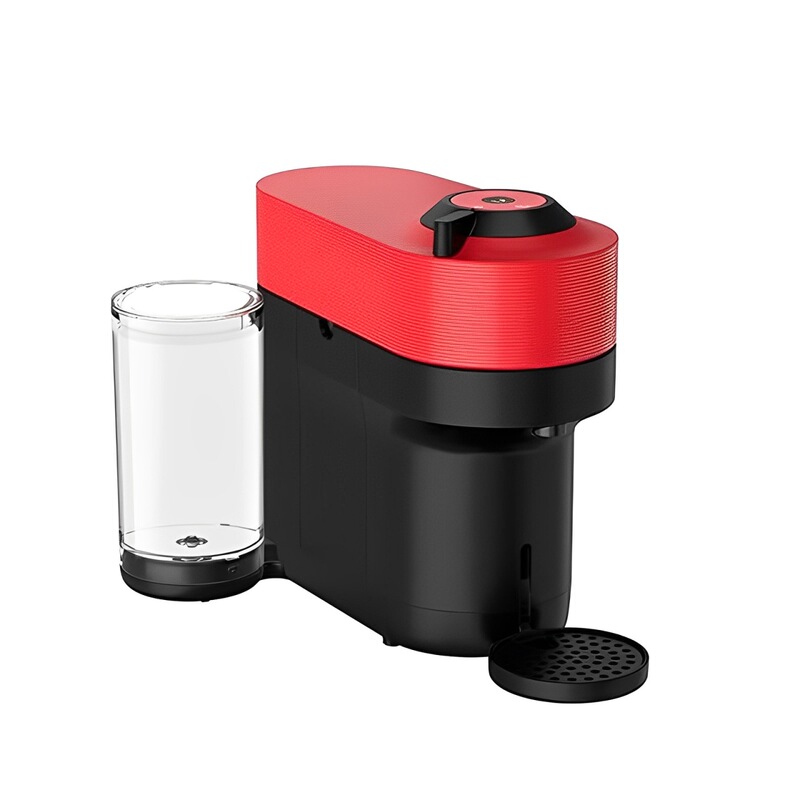 Fast and easy to use multi-drink capsule coffee machine red black automatic function with milk box for export