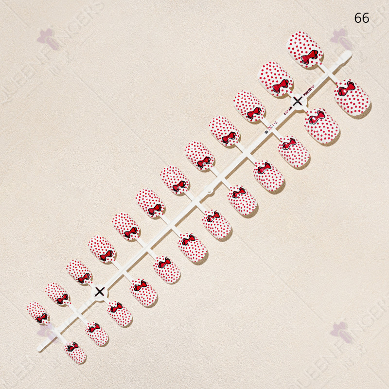 Nuevo manicure 24 piezas de banda de desgaste de uñas productos terminados manicure niños parches manicure productos terminados manicure