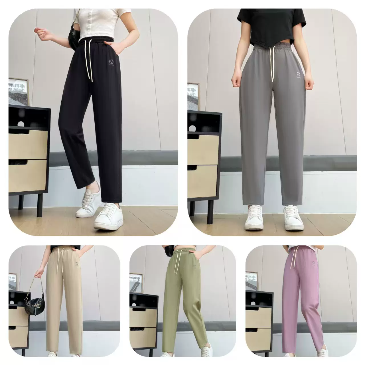 跑江湖摆地摊新产品夏季新款安塔条速干裤弹力冰丝爆冰裤休闲女裤