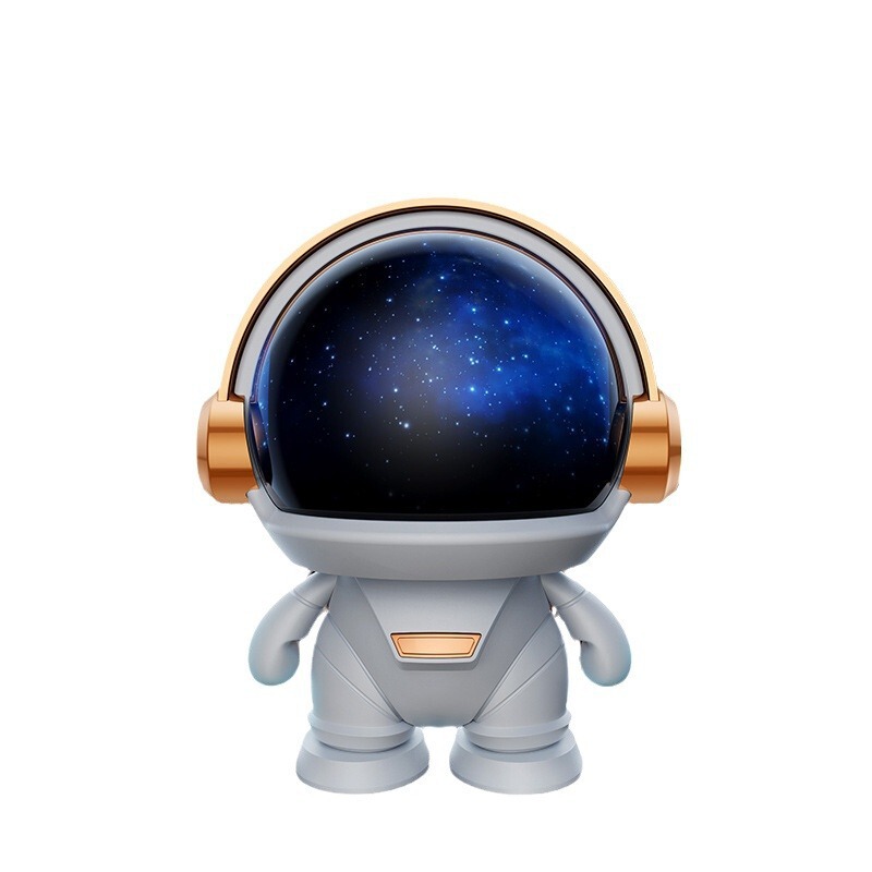 新商品宇宙飛行士宇宙飛行士創意デスクトップ置物aiスマートbluetoothスピーカー屋外小音響プレゼント|undefined