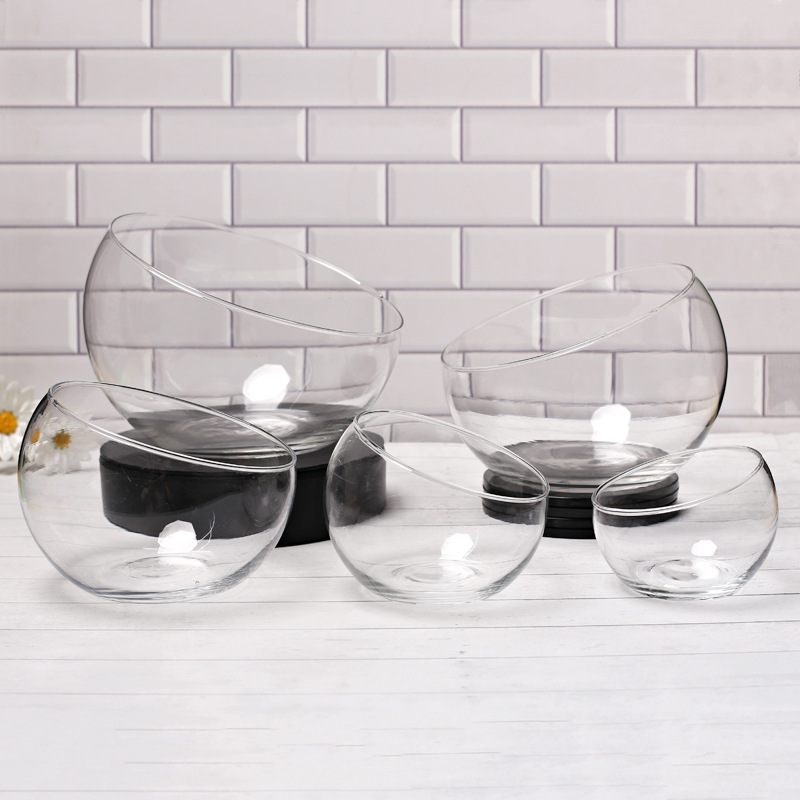 多尺寸大号高透明度切口微景观玻璃瓶苔藓多肉生态瓶子容器皿包损