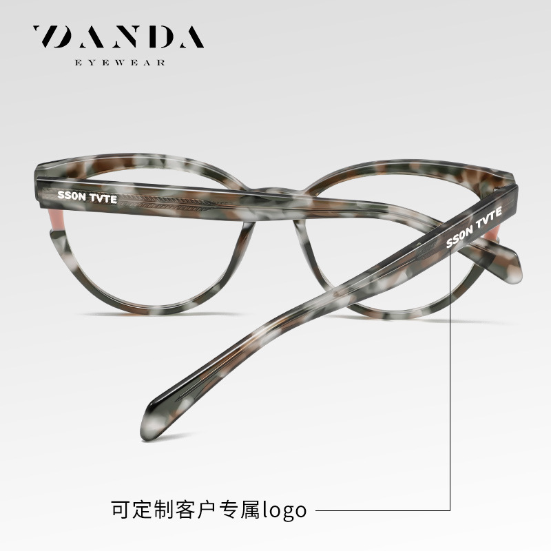 Las nuevas gafas anti-luz azul F22106 placa retro multicolor pin pin espejo plano se puede equipar con marco óptico de miopía