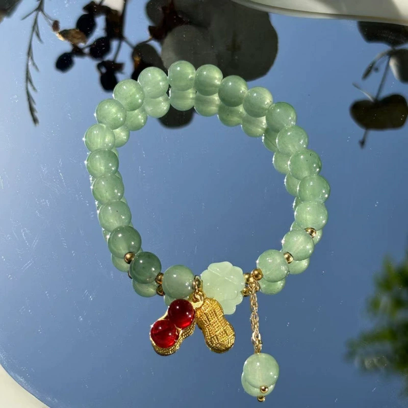 Jingdezhen ceramic bead bracelet, handmade, elastic, gift boxed (OPP)