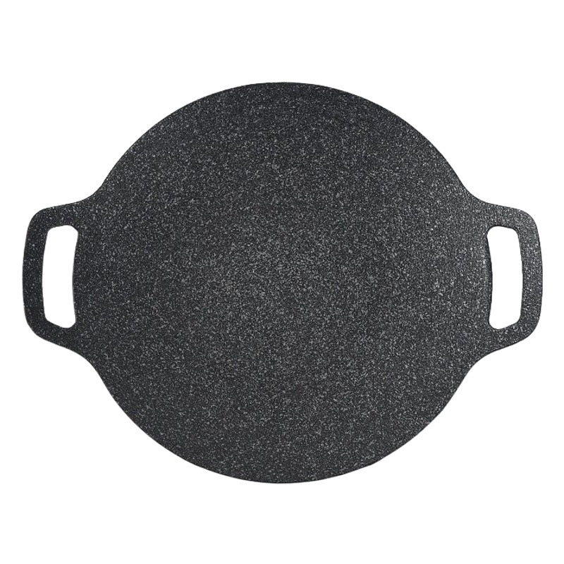 Bandeja para hornear coreana al aire libre, piedra médica, teppanyaki, sartén antiadherente, plato de barbacoa, horno de tarjeta conveniente para el hogar, plato de barbacoa
