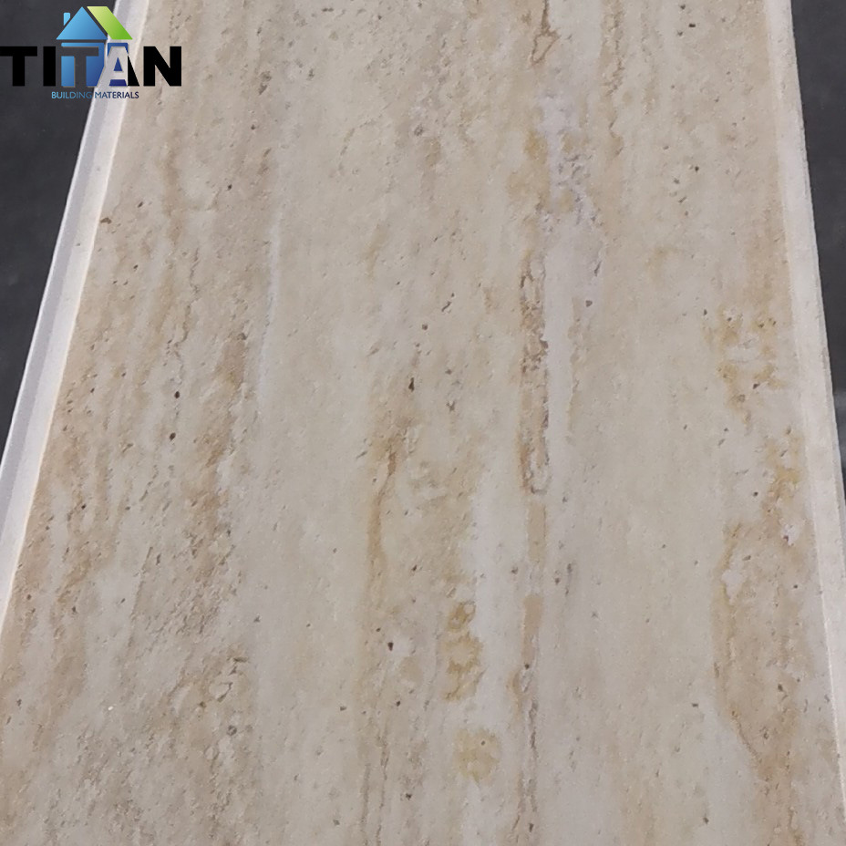 Nuevo producto PVC fuelle decoración de techo techo techo cocina sala de estar baño dormitorio protección ambiental auto-instalación integrada