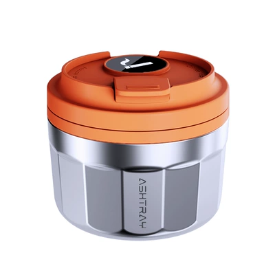 Low-profile car ashtray with, Car ashtray