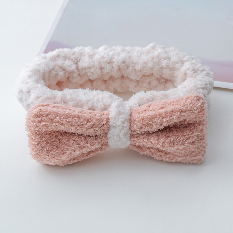 [Entrega de una pieza] nueva moda retro coreano dulce Plaid felpa piña Plaid arco diadema