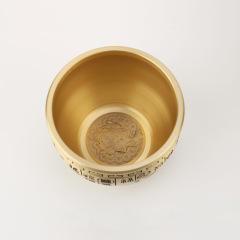 Factory-wholesale copper jars, rice containers, brass cylinders, ingot-shaped "Bai Fu" jars, dragon-themed jars, and Fulu Shouxi jars—perfect desktop ornaments to attract wealth and fortune.