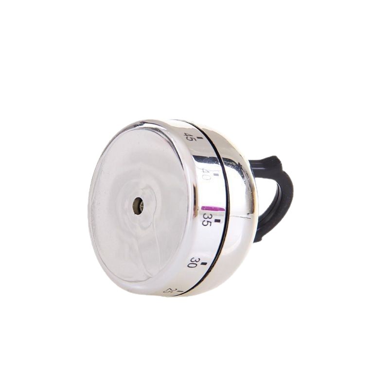 60 minutos de plata pequeña forma hervidor mecánico temporizador reloj despertador cadena giratoria temporización recordatorio T401