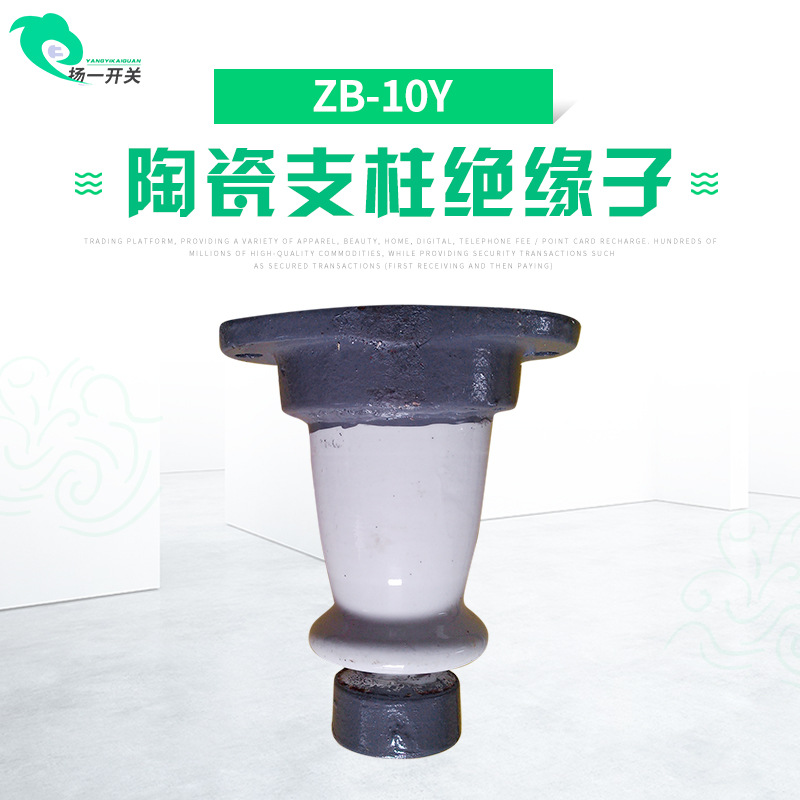 户外高压支柱绝缘子ZB-10Y户外支柱绝缘子ZB-10T支柱瓷瓶6~10KV