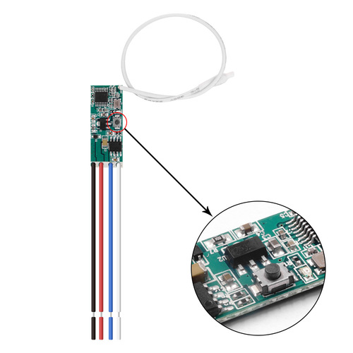 12V DC motor driven forward and reverse remote control module wireless remote control electric push rod motor controller