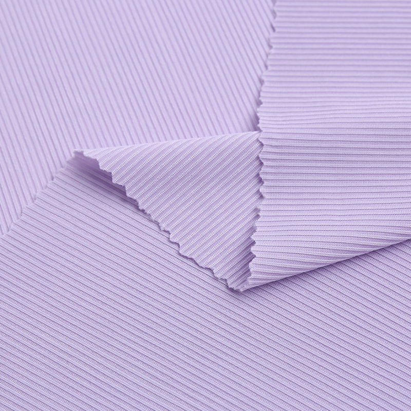 2*2随心裁冰丝罗纹面料180g弹力春夏时装阔腿裤上衣罗纹针织面料