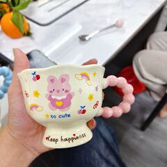 可爱卡通马克杯高颜值杯子陶瓷情侣水杯送女生生日礼物伴手礼